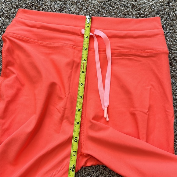 White Fox Orange High Waisted Leggings/Joggers Medium - Picture 13 of 14